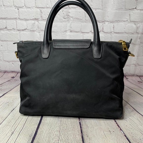 Prada Nylon Waterproof Tote With Cross Body Strap - Picture 5 of 9